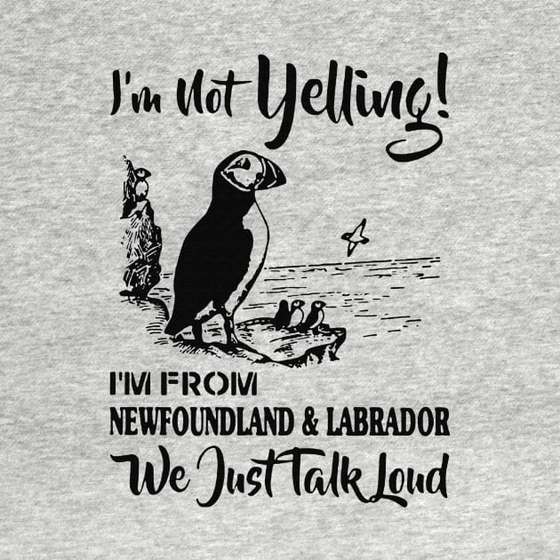 I'm Not Yelling ! I'm From Newfoundland And Labrador We Just Talk Loud by Dianeursusla Clothes